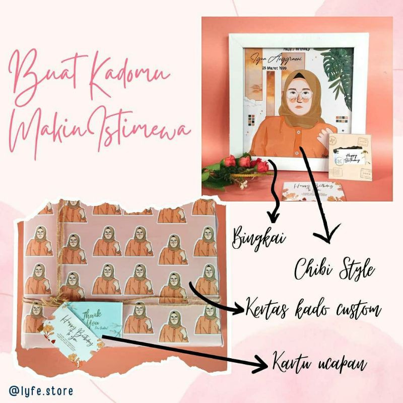 

KADO BINGKAI VECTOR FREE PAPERBAG+KARTU UCAPAN (include: box hampers+bingkai+kertas kado custom)