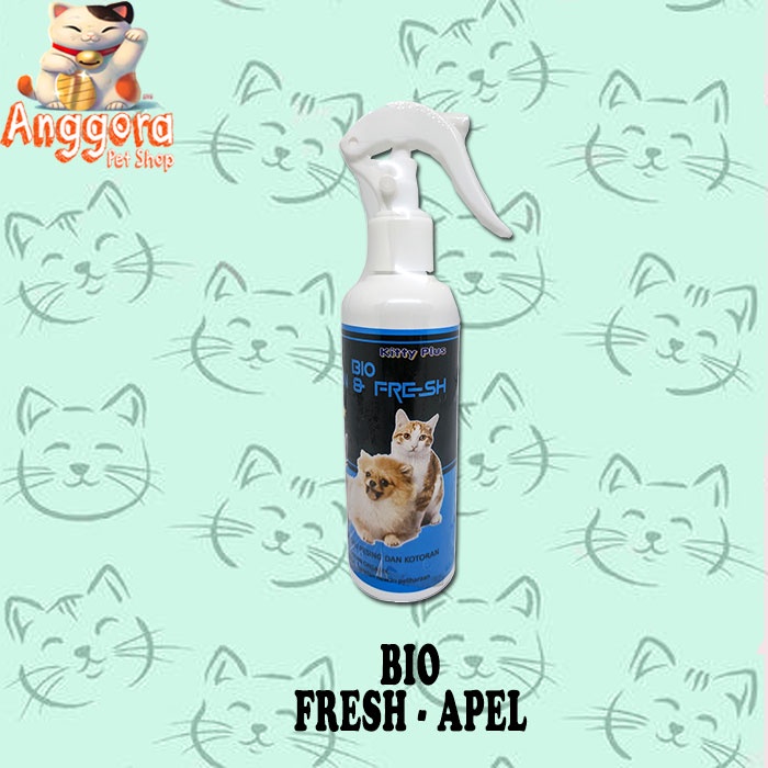 Penghilang bau Pesing &amp; Kotoran Kucing,anjing,kelinci dll Bio clean and Fresh All wangi 250 ml