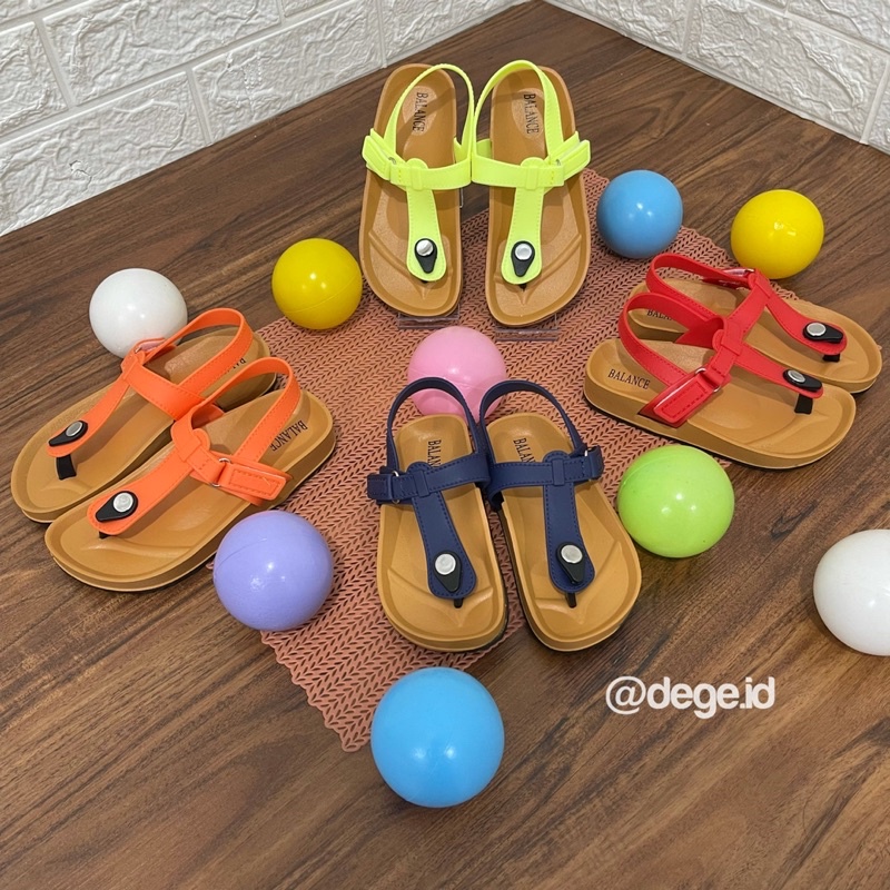 sandal jepit jelly anak tali BCL8059