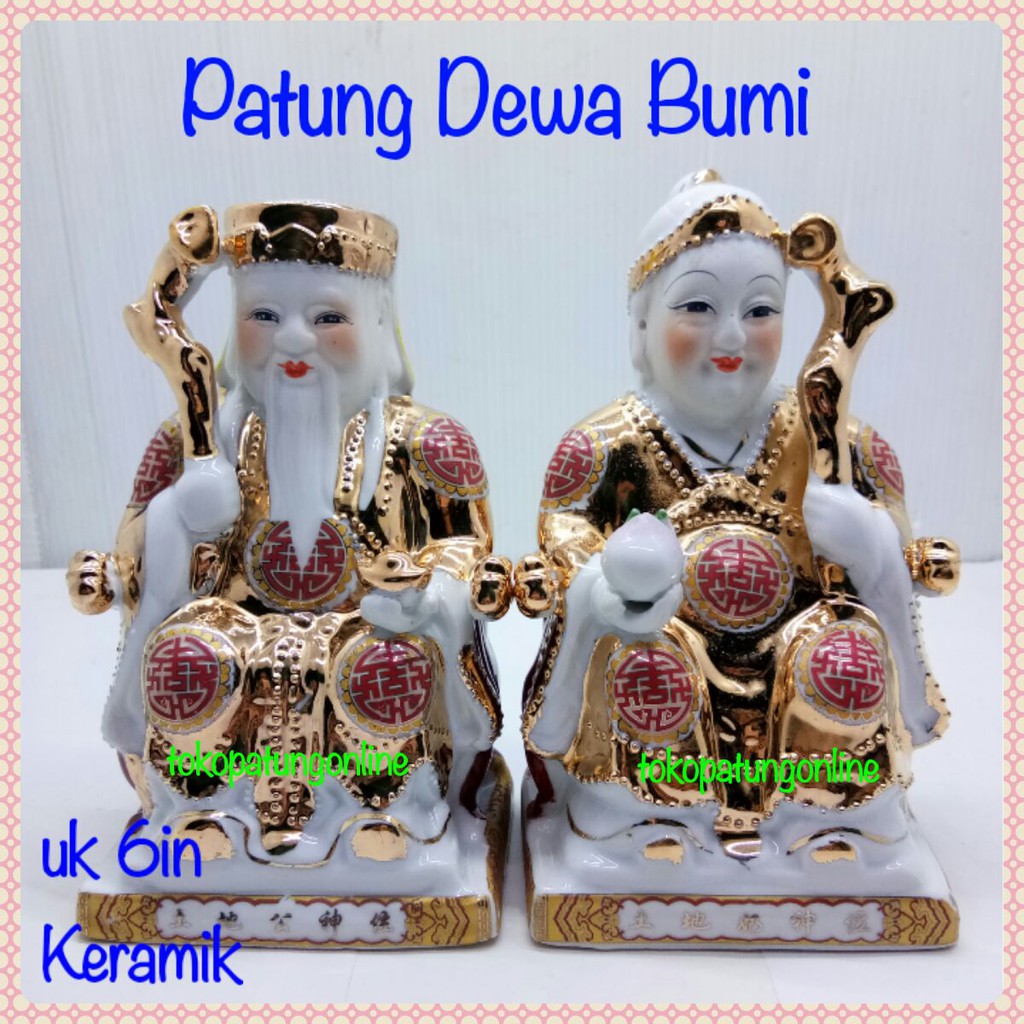 Patung Dewa Bumi Keramik Uk 6 in 06 Per Pcs