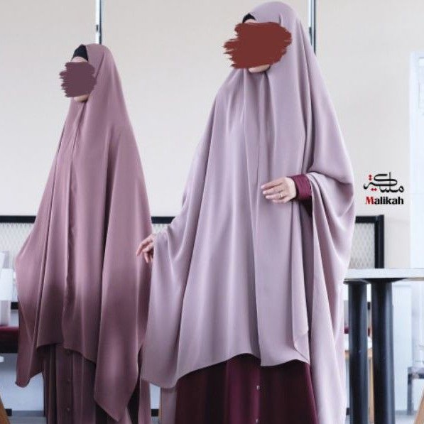OBLIGATION KHIMAR MALIKAH | Khimar Square Bahan Fursan Silk by Abaya Malikah