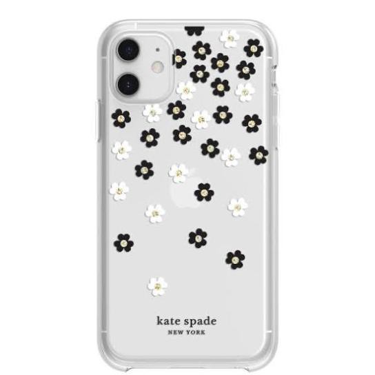 TERBARU KATE SPADE IPHONE 11 / PRO HARDSHELL HARD SHELL HARD CASE ORIGINAL - FLOWERS, IPHONE 11 PRO
