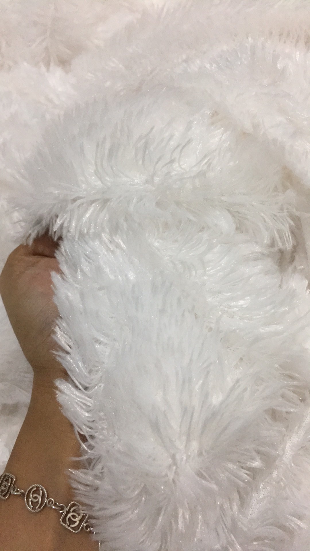 Sprei Bulu Rasfur Sprei Bulu Putih Sprei Pengantin Sprei Dekorasi