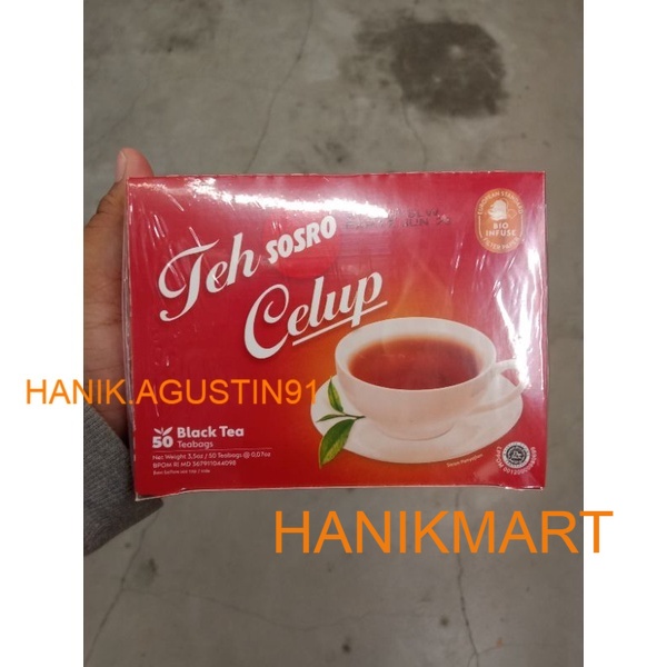 

Teh Sosro Celup isi 50 kantong Teh - Teh Celup HM91