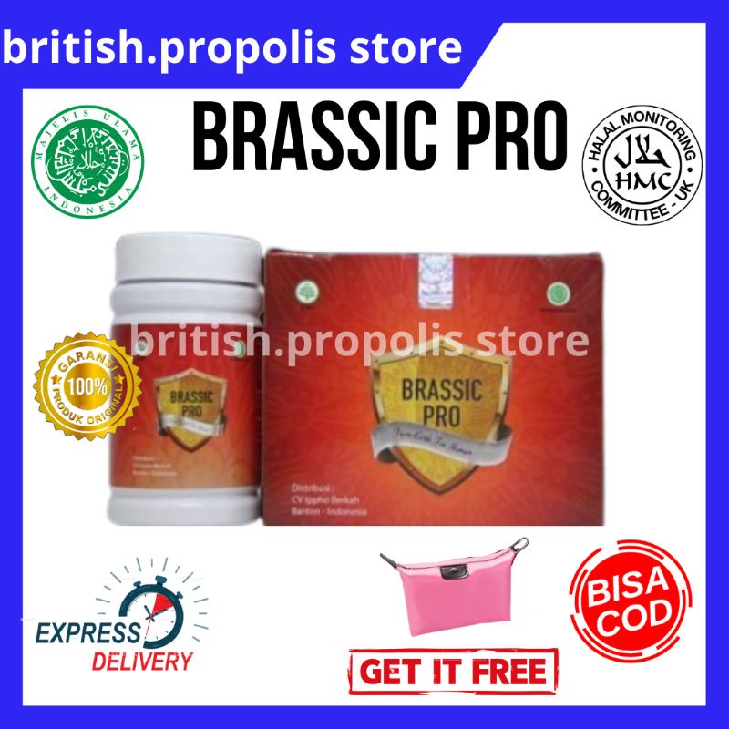 Brassic Pro Original 100% Kapsul Herbal Ampuh Mengatasi Nyeri Sendi Pengapuran Susah Tidur By Ippho 