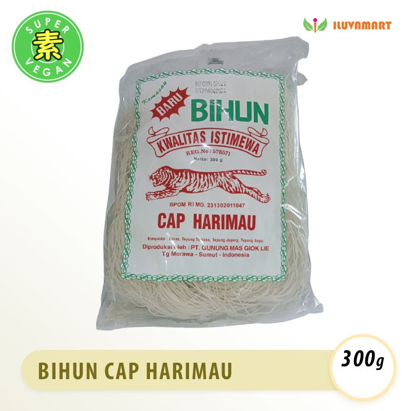 

Bihun Cap Harimau 300gr Mihun Khas Medan Vermicelli