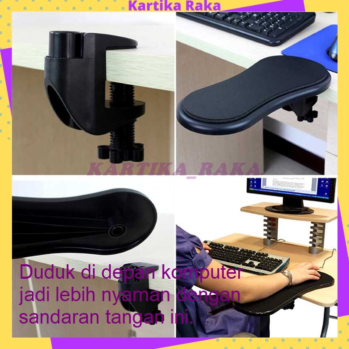 KR Sandaran Penyangga Tangan Untuk Meja Kerja Komputer Arm Rest Pad