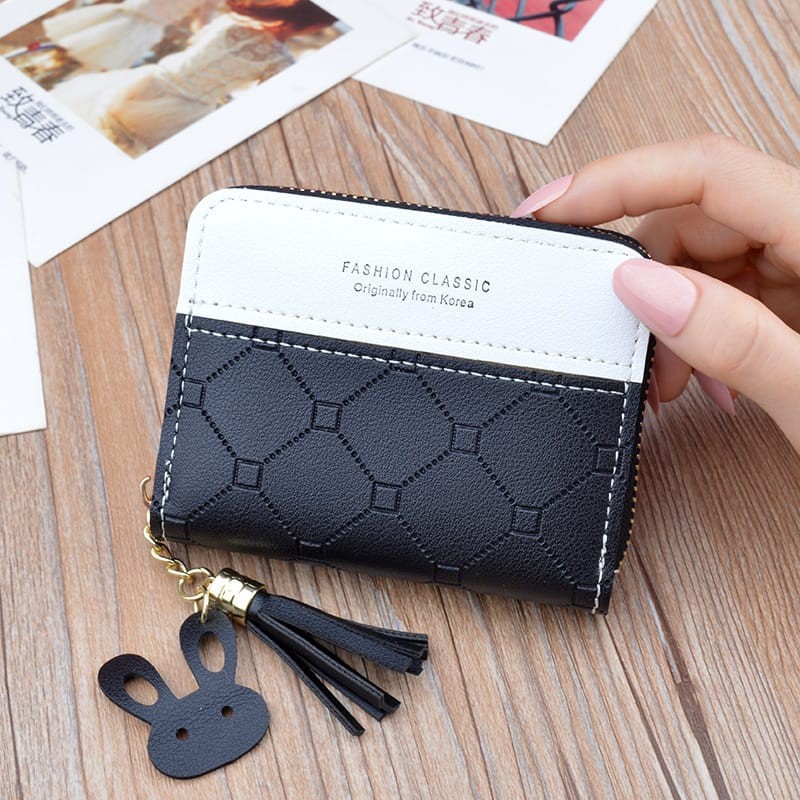 EV - D106 DOMPET MINI DENGAN BANDUL RABBIT LUCU