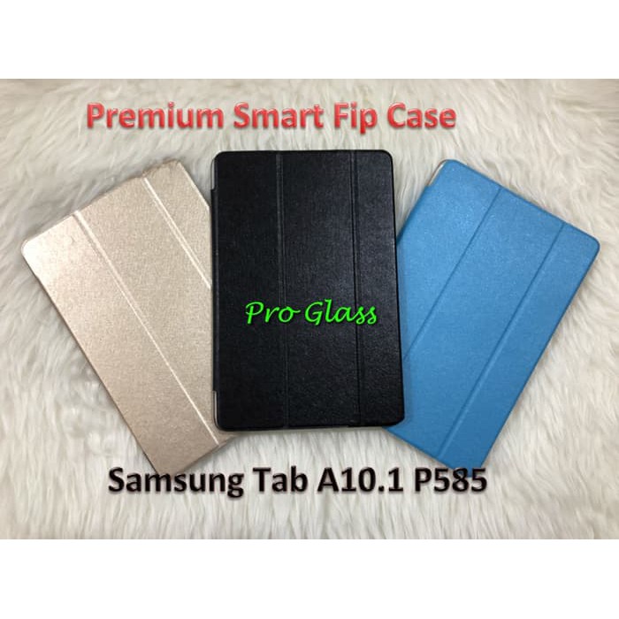 SAMSUNG TAB A 10&quot; PREMIUM SMART FLIP COVER LEATHER CASE P580 P585