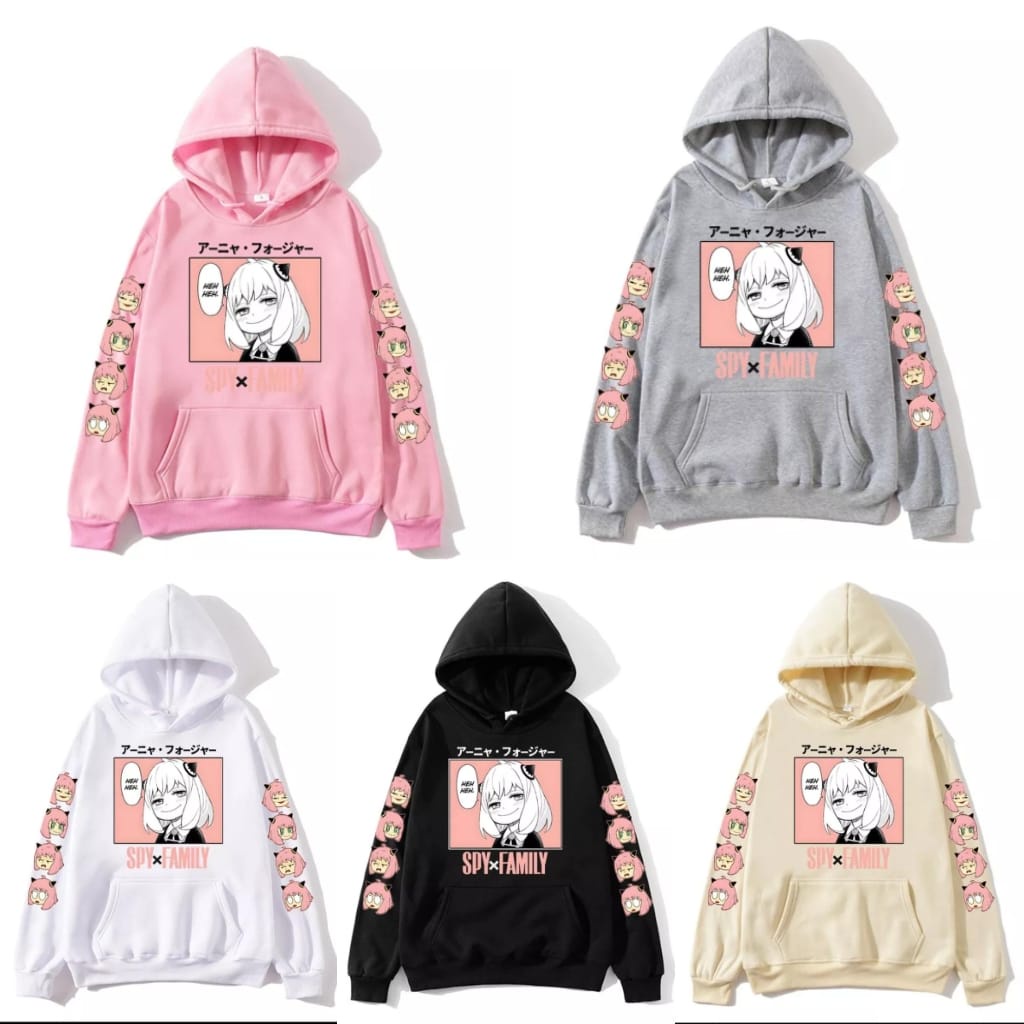 HEH SPY X FAMILY ANYA SWEATER ANIME GIRL HODIE UNISEX (V1)