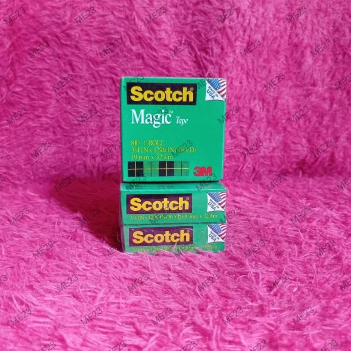 

(BISA COD) 3M Scotch Magic Tape 3/4 in 36Y BIG SALE Kode 1325