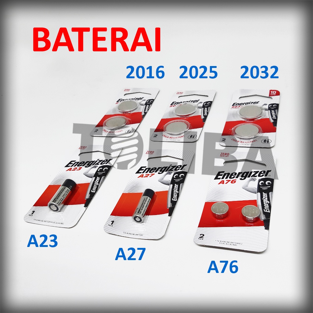 baterai energizer batre kancing / baterai bell pintu / baterai mobil mainan baterai a23 a27 a76 lr44 baterai cr2032 baterai 2025 baterai 2016 baterai jam tangan / baterai remote mobil / baterai kancing