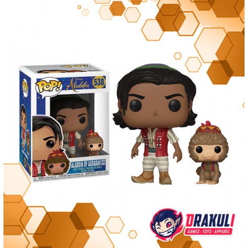 Toys Funko Pop! Aladdin Live Action - Aladdin of Agrabah with Abu