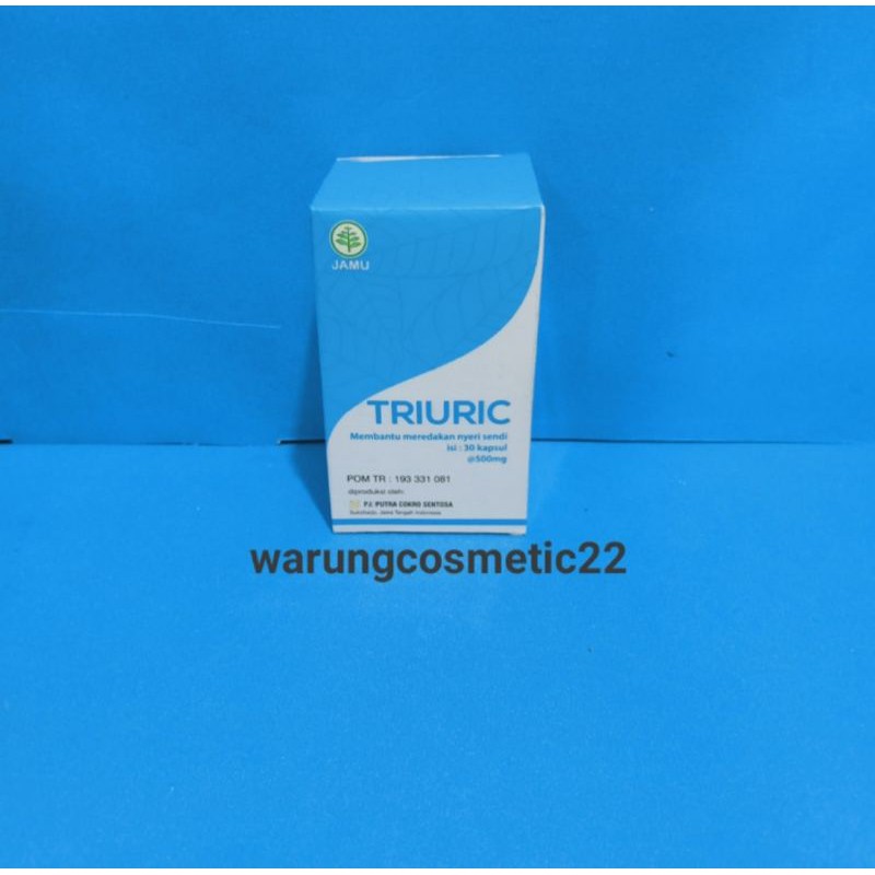 triuric obat nyeri sendi & asam urat herbal 30 kapsul