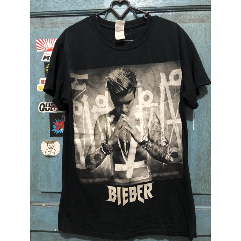 Tshirt kaos vintage Justin Bieber (Purpose Tour)