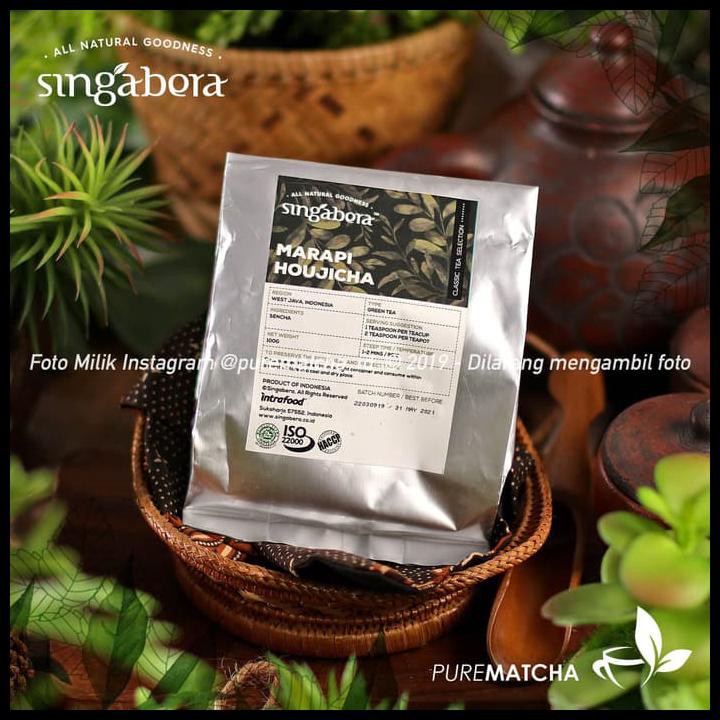 

Singabera - Marapi Houjicha 100Tb Teh Hijau Sencha Premium Green Tea