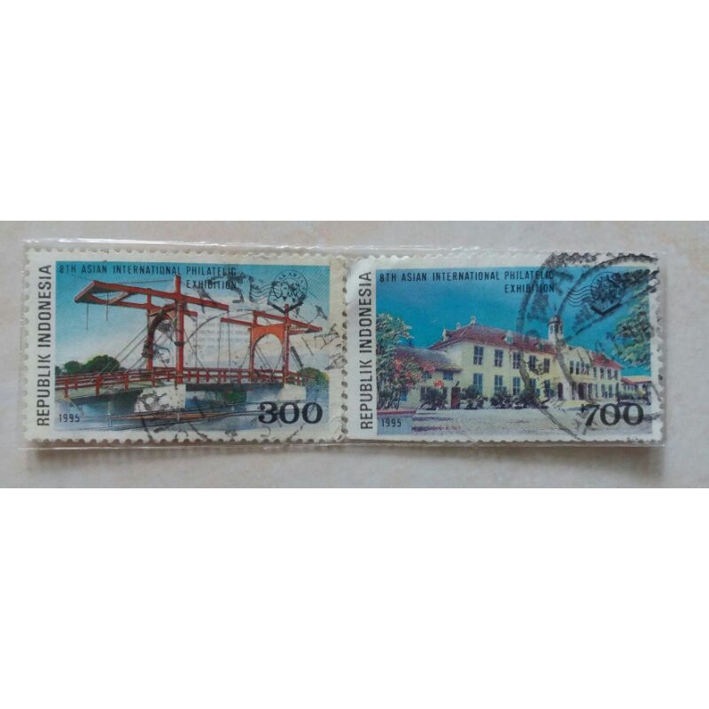 

Perangko Set Lengkap Seri Jakarta Tahun 1995 2pcs Prangko Indonesia