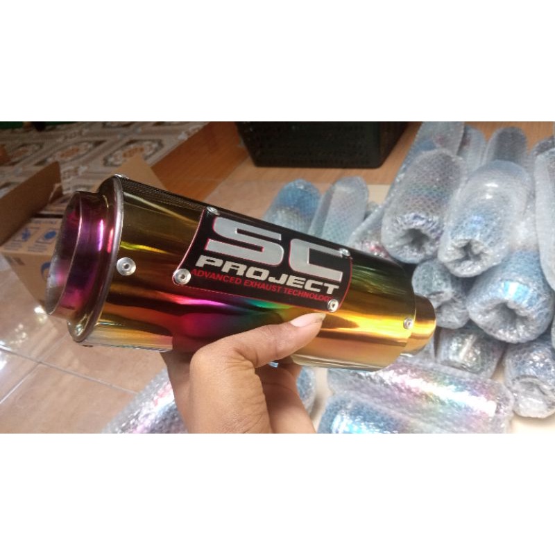 Silencer Knalpot SC project inlet 50mm frre db killer