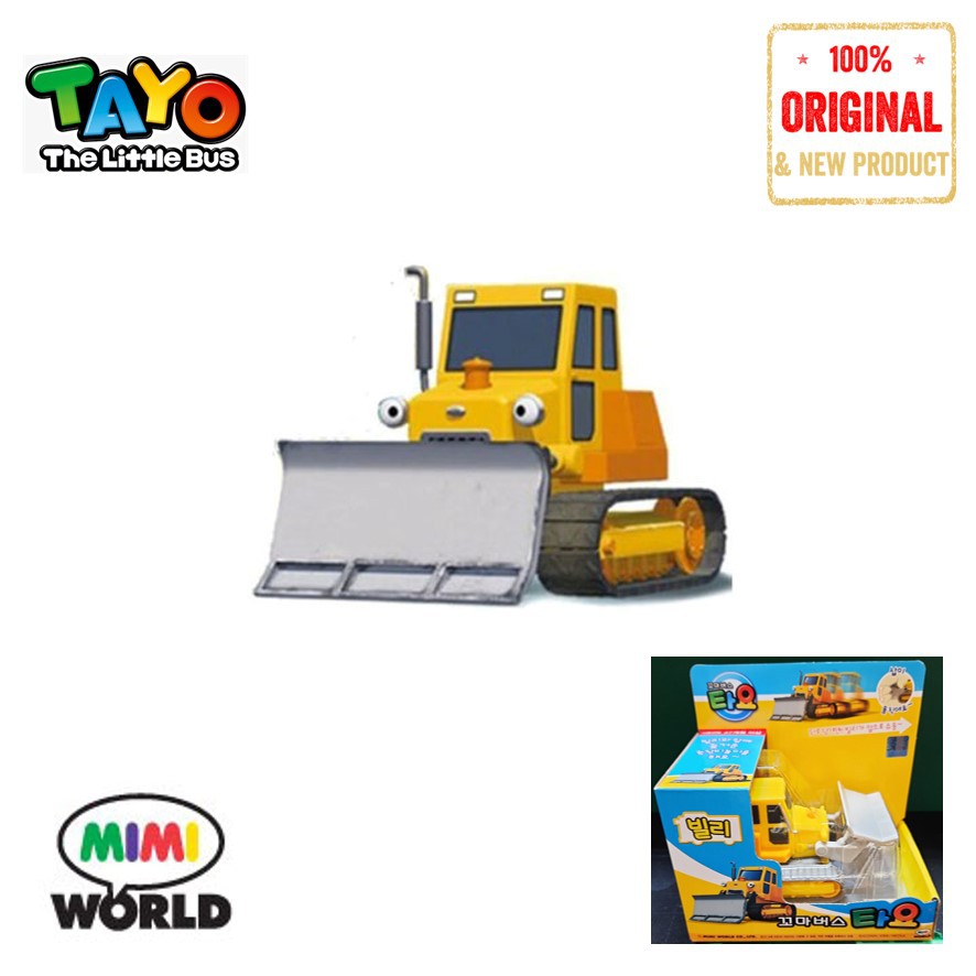 Original Tayo The Little Bus Billy Bulldozer Excavator TYX220003 Mimi