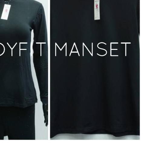♫ Manset Renda lengan panjang atasan baju kaos wanita Bodyfit uniqlo promo murah clothing clover ➵