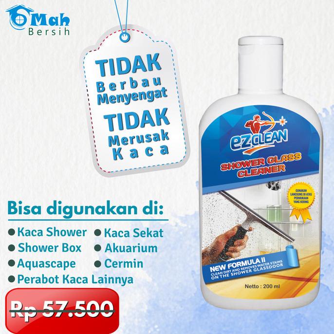 ~~~~~] Pembersih Kerak Kaca EZClean Pembersih Kaca Shower Jamur Kaca Non HCL