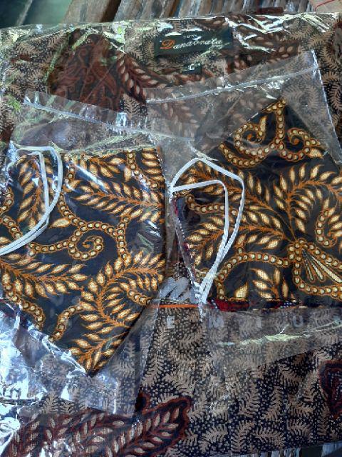 Batik Danabrata Motif Manggar Rumput Kode 040 Kemeja Batik Lengan Panjang Size M L Xl Xxl Regular