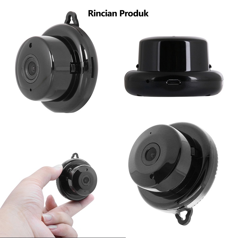 Mini Camera CCTV Kamera IP WiFi Camera HD 1080P Spy Indoor Security Monitor Home Security Camera Wireless CCTV Surveillance IP Camera , Panoramic Night Vision , Sound & Human Detection , Smart Tracking , 2 Way Audio , Video Recorder-7