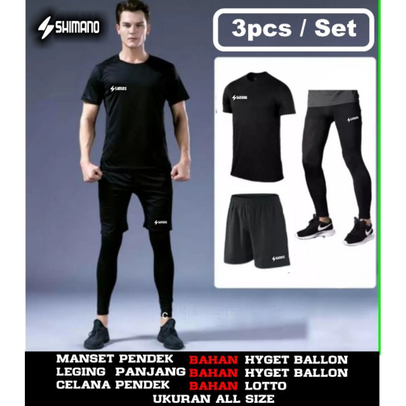 Paket hemat baju kaos Jersey dan celana gowes mancing termurah