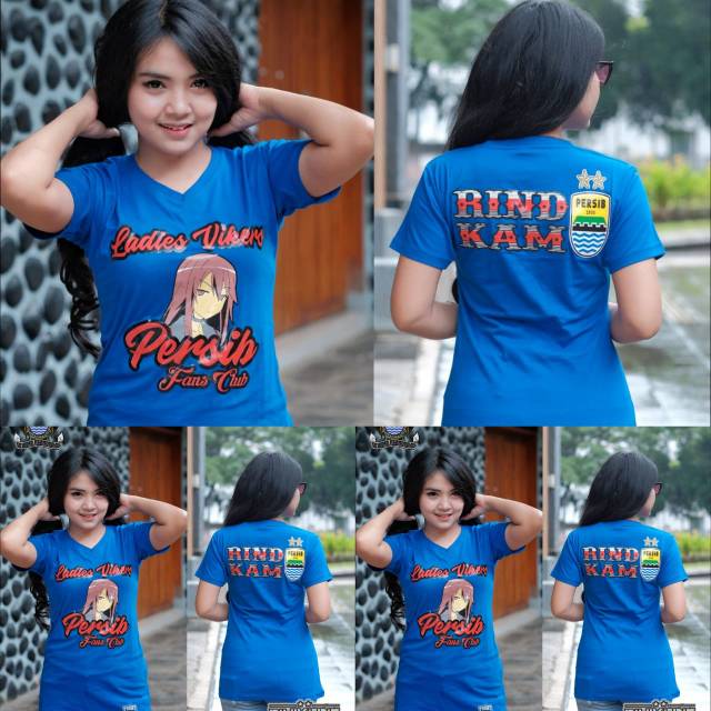 Kaos wanita Persib murah cewe rindu kamu