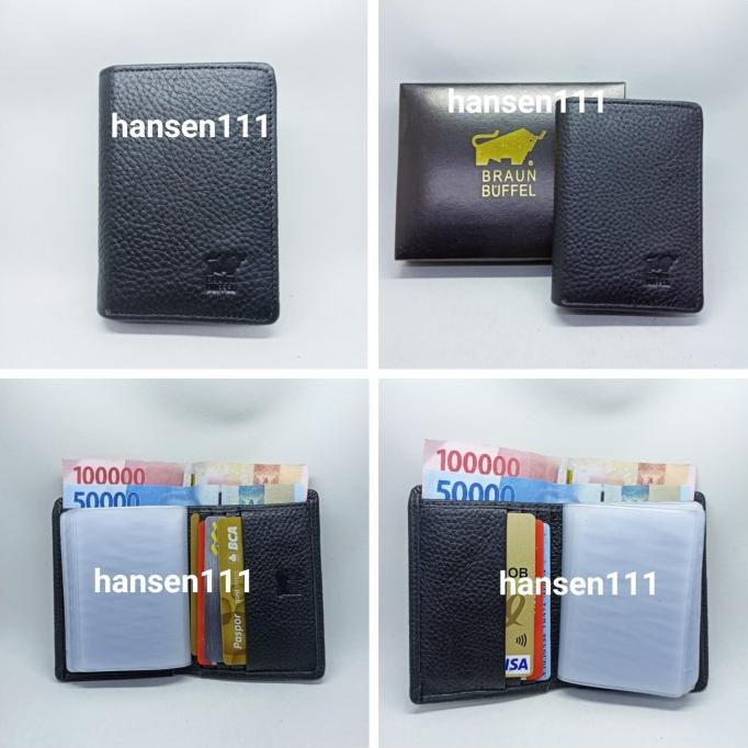 

Dompet Kartu Card Holder Kulit Asli Braunbuffel Terlaris