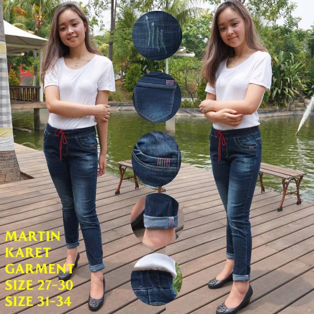 CELANA JUMBO PINGGANG KARET LIPATAN BISA DI BUKA BIOWOSH DAN  GARMENT BLACK CAKAR SIZE 27-30 &amp; JUMBO