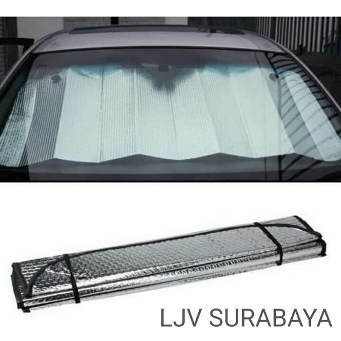 Sun Shield / Pelindung anti panas dashboard kaca mobil aluminium foil