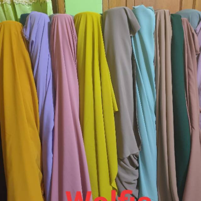 Kain Wolfis Premium Grade A Harga Per 0 5m Shopee Indonesia