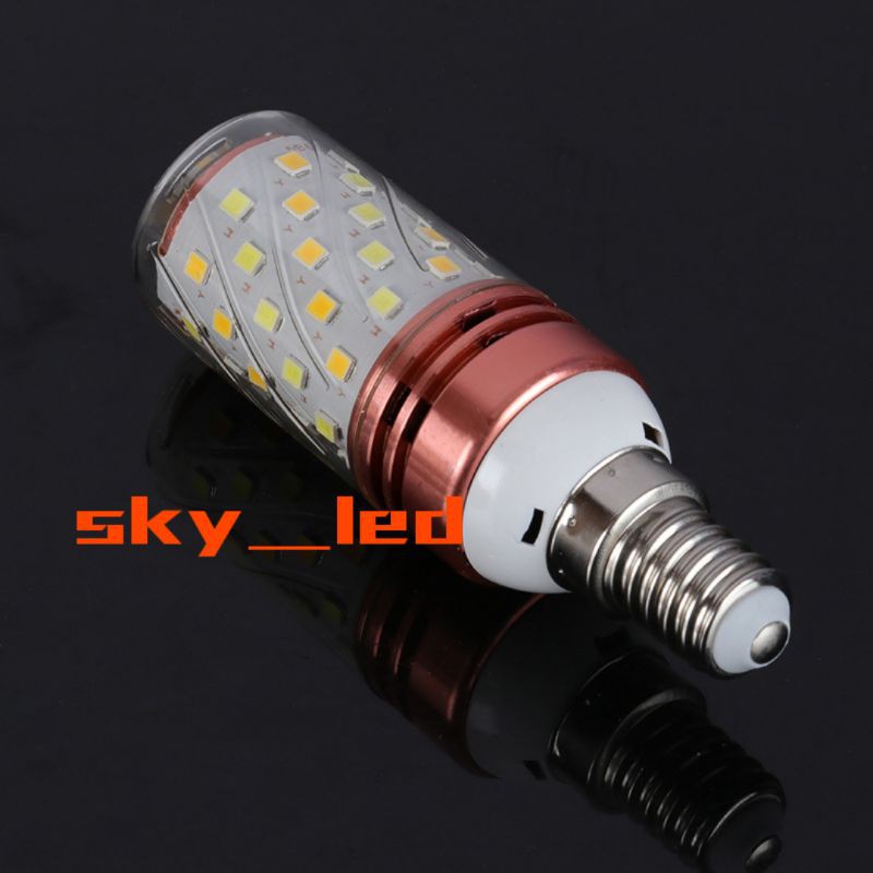 LAMPU LED 3 WARNA CAHAYA /LAMPU CANDEL MODEL JAGUNG / FITTING PUTAR E27 / E14