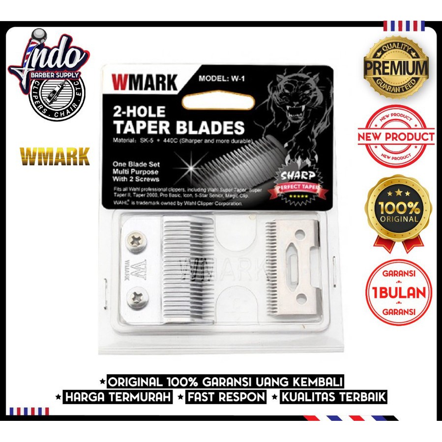 MATA PISAU BISA UNTUK CLIPPER MERK WAHL / ANDIS / KEMEI / WMARK / BLADES W1 / W-1