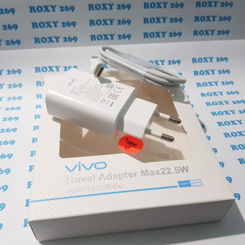 Charger Carger Vivo USB Type C - iQoo U3x U3 S1Pro S1prime S1 Pro Prime S5 Nex Dual Display Nex S Ne