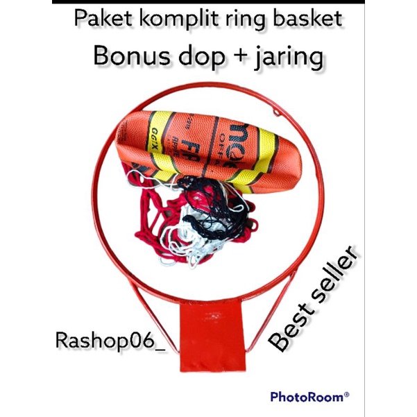 Ring Basket Dewasa Ring Basket Besi Ring Bola Basket Terlaris Termurah bonus dop + jaring Kualitas