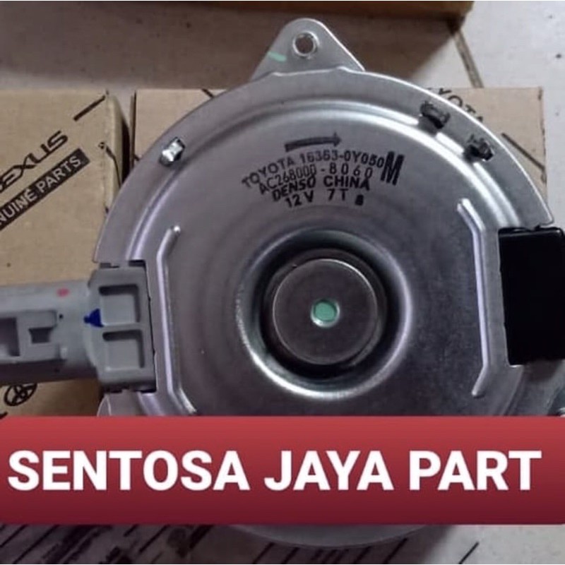 MOTOR FAN ALL NEW VIOS/YARIS 2013 KEATAS ORIGINAL GARANSI 1 bulan