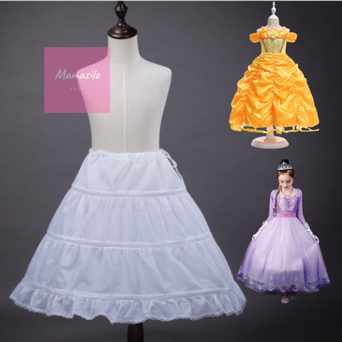 Petticoat Anak/Rok Kawat Pengembang Gaun import/Petikut Anak