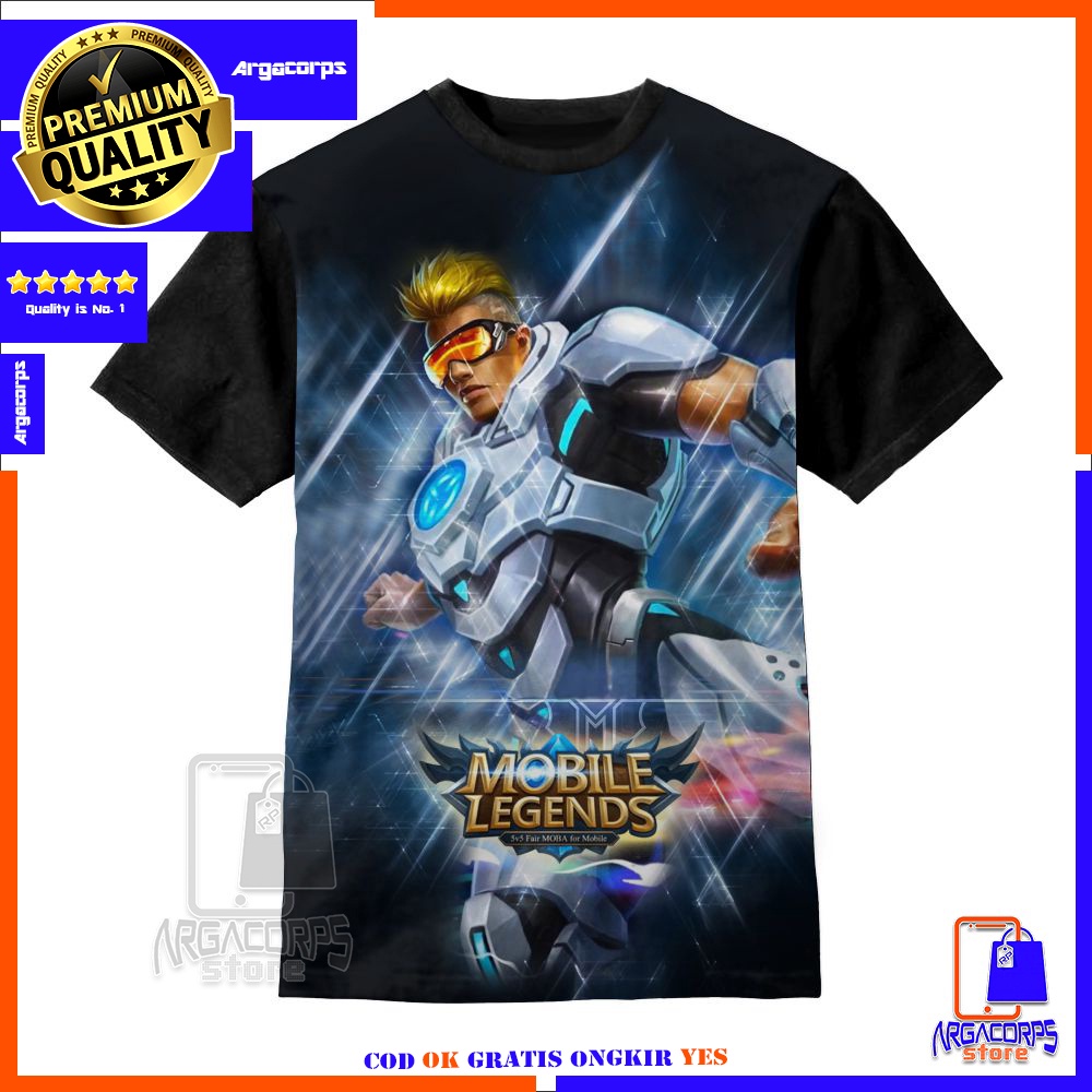 Kaos Anak 3D Baju Anak Mobile Legends Cyclops Baju Distro -  Argacorps Store