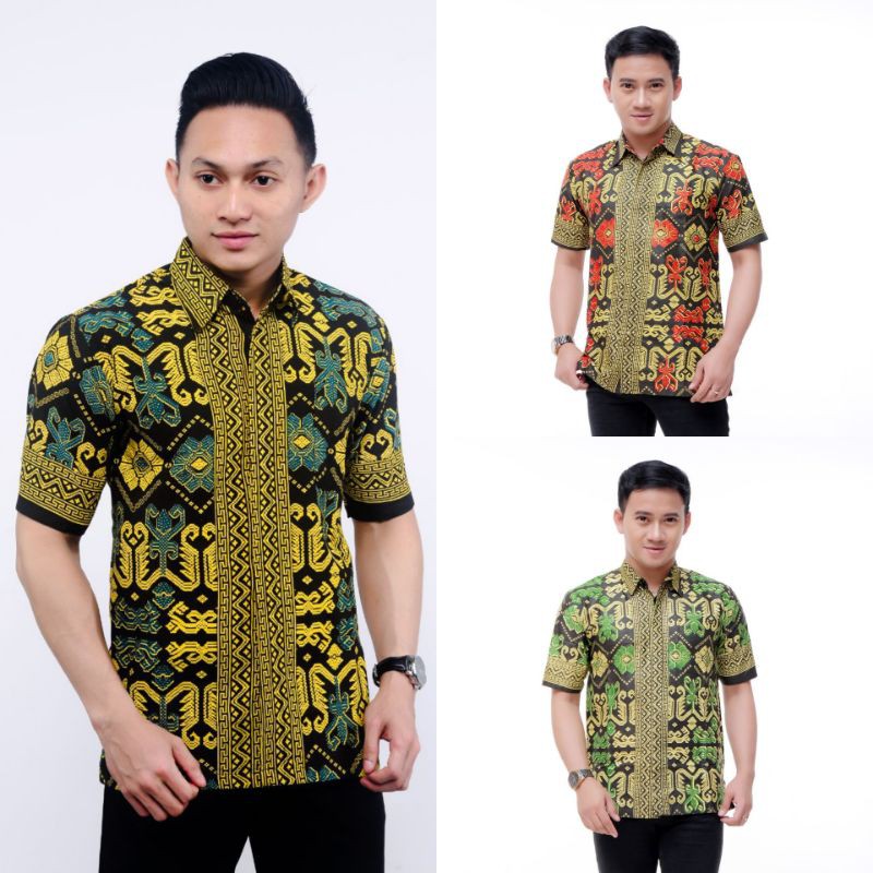 Hem batik pria pendek