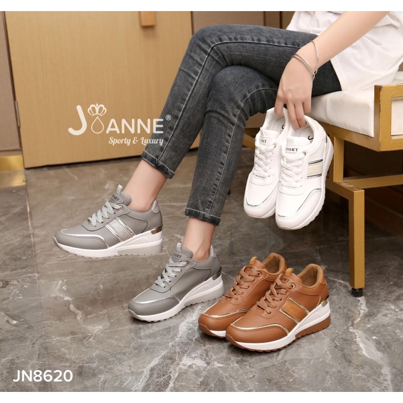 RESTOCK!! JOANNE Sporty Wedges Sneakers Shoes JN8620