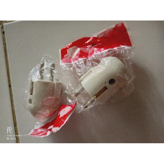 Steker Arde Colokan Bulat Tusuk Kontak Jack Jek Listrik Kuningan 10A 250V