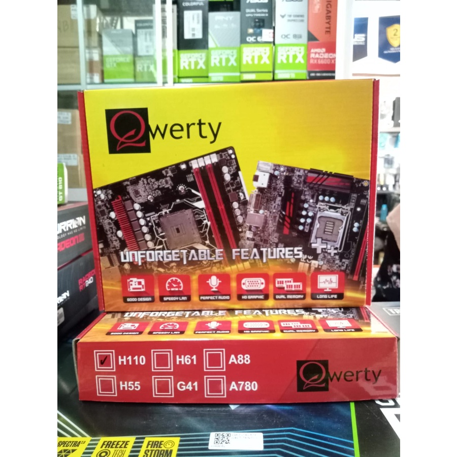 MOTHERBOARD QWERTY H110 SOCKET 1151