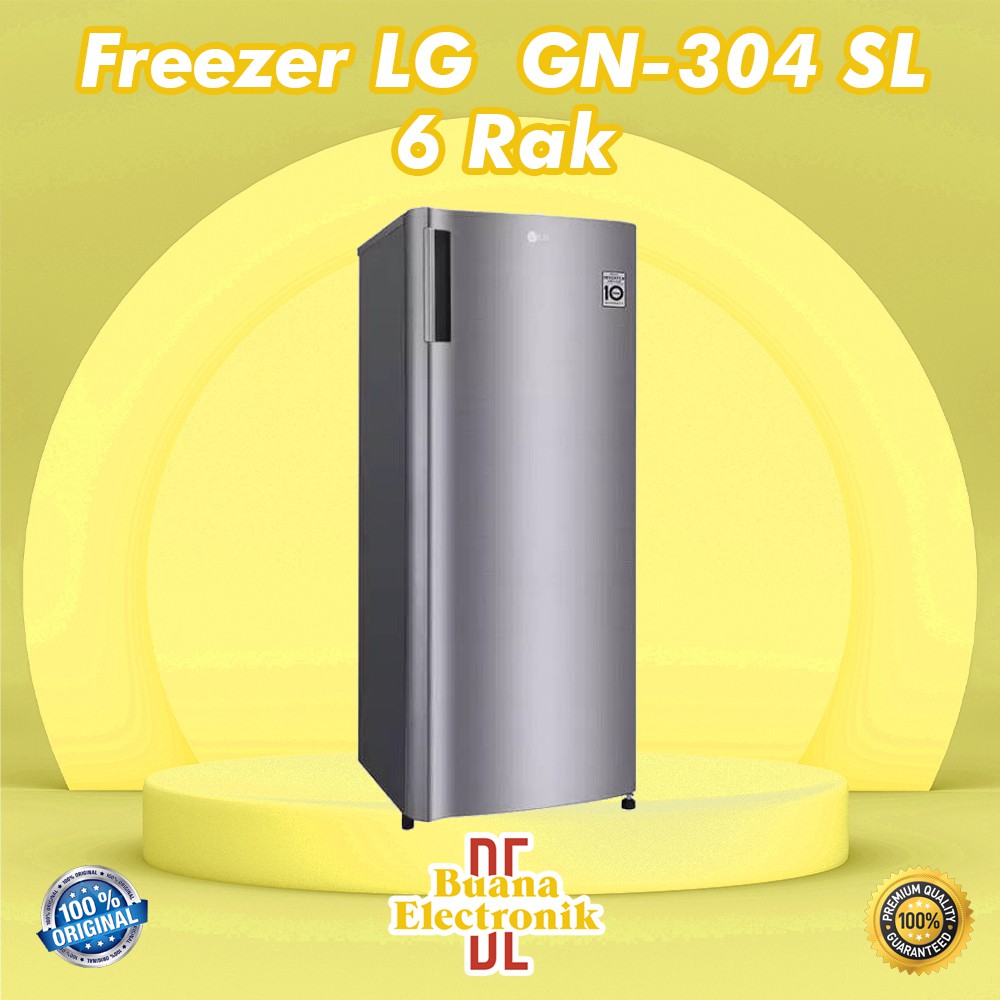 FREEZER LG GN-304 SQBR RAK 6 ORIGINAL