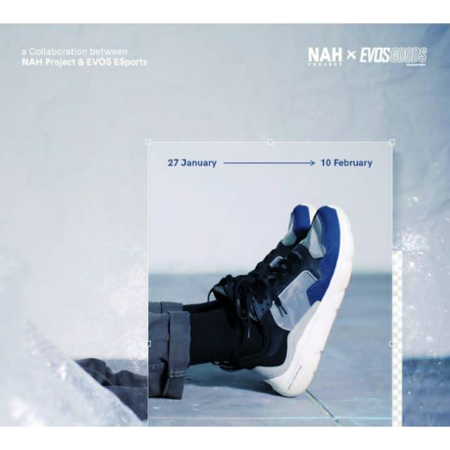 Sepatu Nah Project x EVOS Legendary size 42 Bnib
