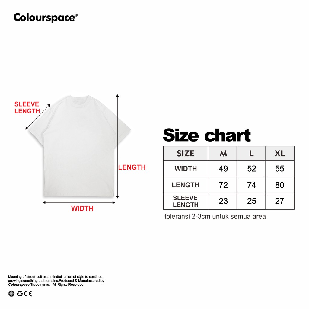 Colourspace Kaos Devine TS 026 White