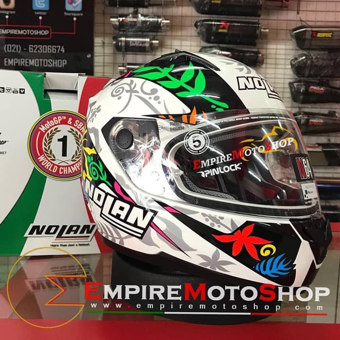 Dijual Helm Nolan N64 Petrucci Diskon