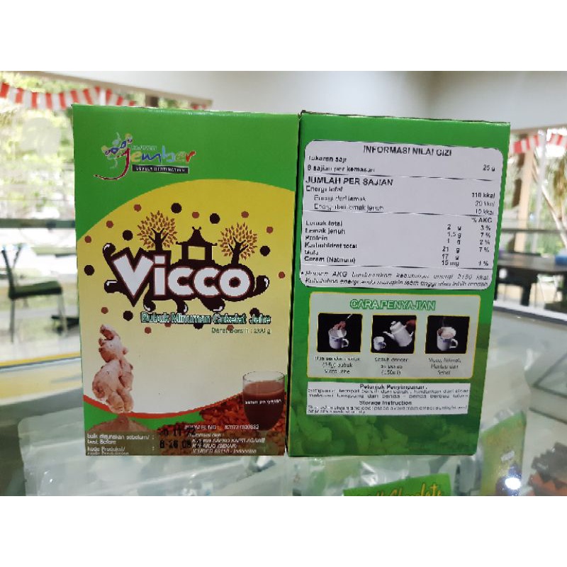 

Vicco Cokelat Bubuk 3 in 1 Jahe by Puslit Jember