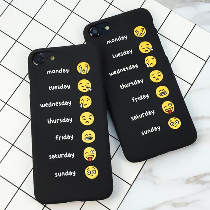 Silicon Casing Softcase Hard emoji Vivo V7 plus V7